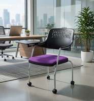 BüRosessel Lila Mit Praktischer Tischablage Und Ergonomischem Design
