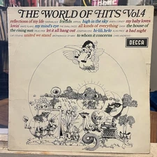 [ROCK/POP]~VG+ LP~VARIOUS ARTISTS~The World Of Hits~Vol. 4~[1970~DECCA~MONO~UK