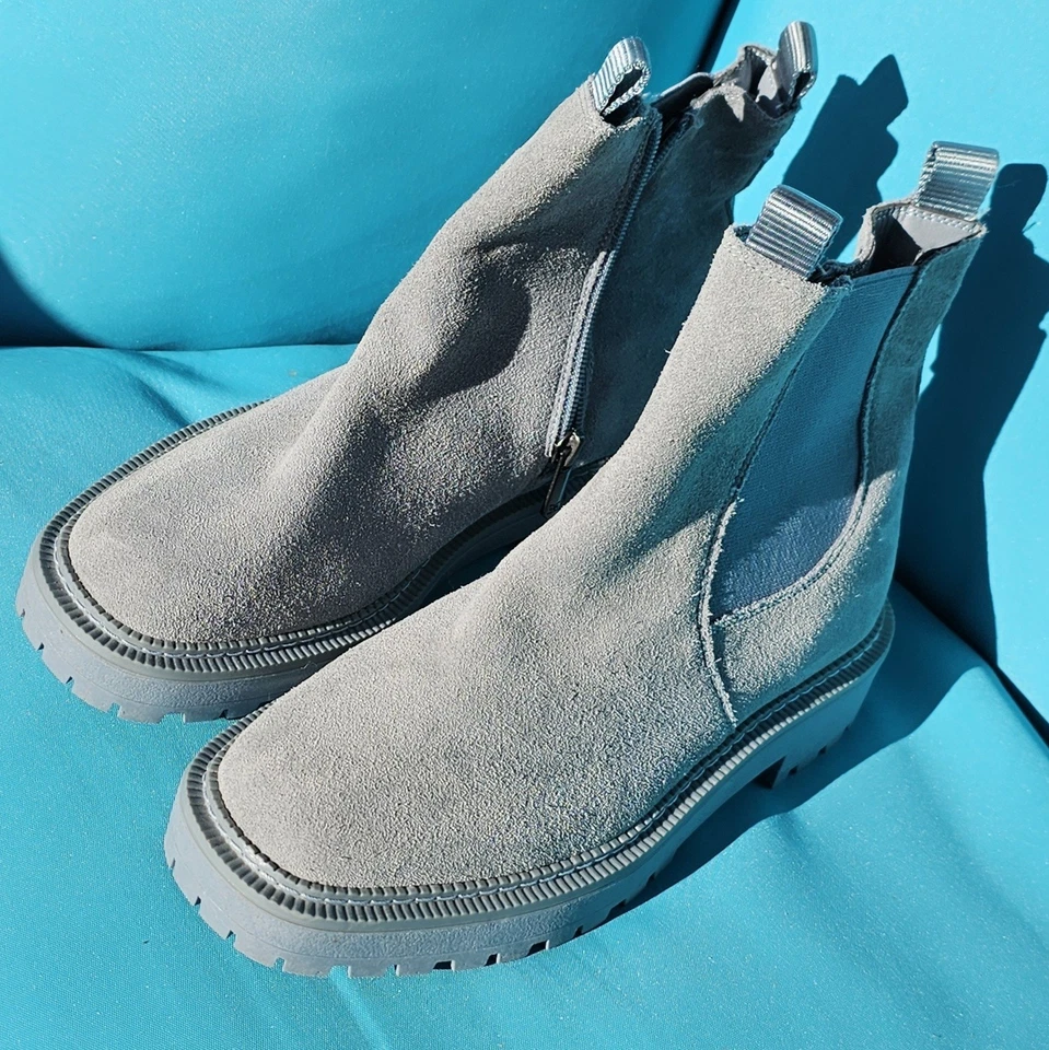 ✅ Новый Sam Edelman размер 4 замшевые ботинки Chelsea туфли Baby синий женщин с ярлыками новый с Ярлыками - Изображение 3 из 4