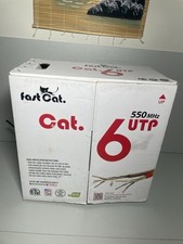 fast Cat. Cat6 Copper Ethernet Cable 1000ft -23 AWG, CMR, 550MHZ/10GB