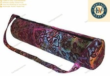 Indian Handmade Shoulder Strap Yoga Mat Carrier Bag Fitness Gym Bag Hippie