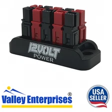 12 Volt Power PD5-PLUS 5 Position Powerpole Distribution Block  for DC Power