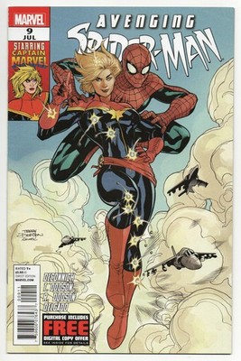 AVENGING SPIDER-MAN 9 - 1st CAROL DANVERS AS CAPTAIN MARVEL (2012) - 9.0