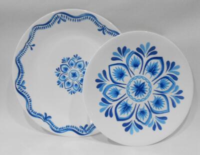   NEW Corelle LISBON TERRACE Choose: Dinner OR Lunch PLATE *Portugal Blue Tiles