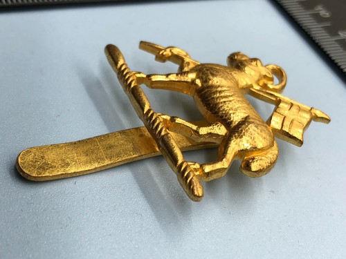 Genuine British Army Queen's Royal Regiment (West Surrey) Cap Badge - Picture 3 of 6