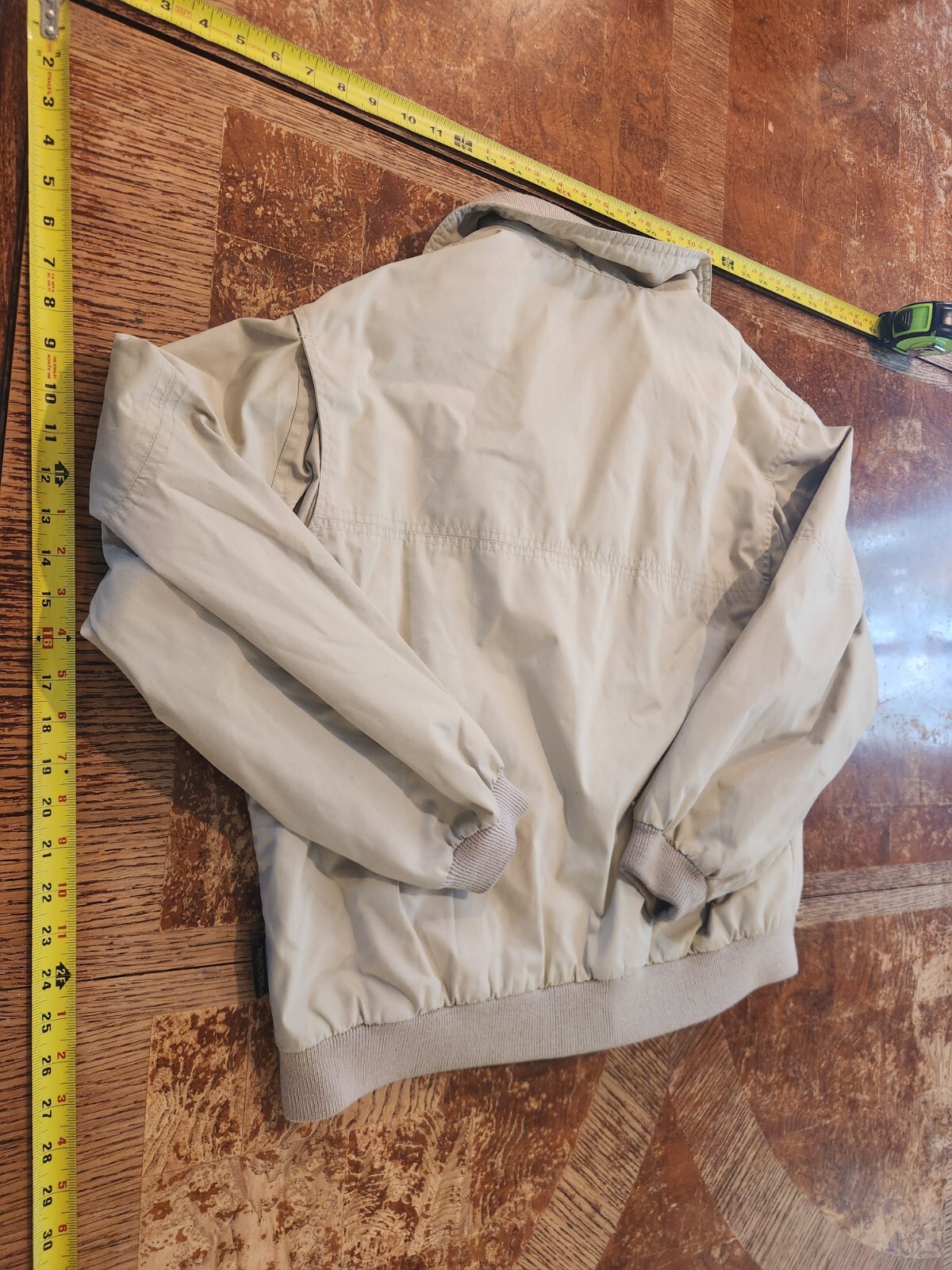 Vintage Pacific Trail Sportswear Jacket Mens Medium Beige Zip Up S28