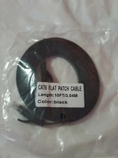 CAT6 - Patch Cord Cable 10FT/3.04M BLACK New