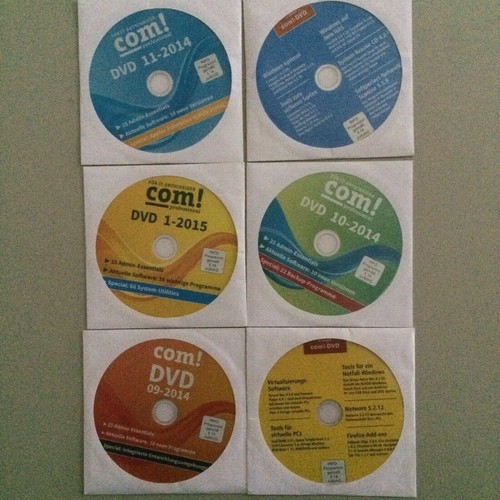 Com! Professional Admin Tools DVD 2014 und 2015 // 6 Stück DVD Set - Bild 1 von 9