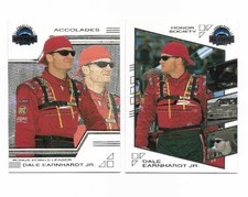  2 - 2003 DALE EARNHARDT JR - PRESS PASS ECLIPSE 30 & 49 - JUNIOR - BV $10 