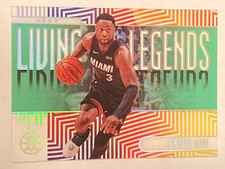 2019-20 Panini Illusions Living Legends Emerald #20 Dwayne Wade Miami Heat NBA