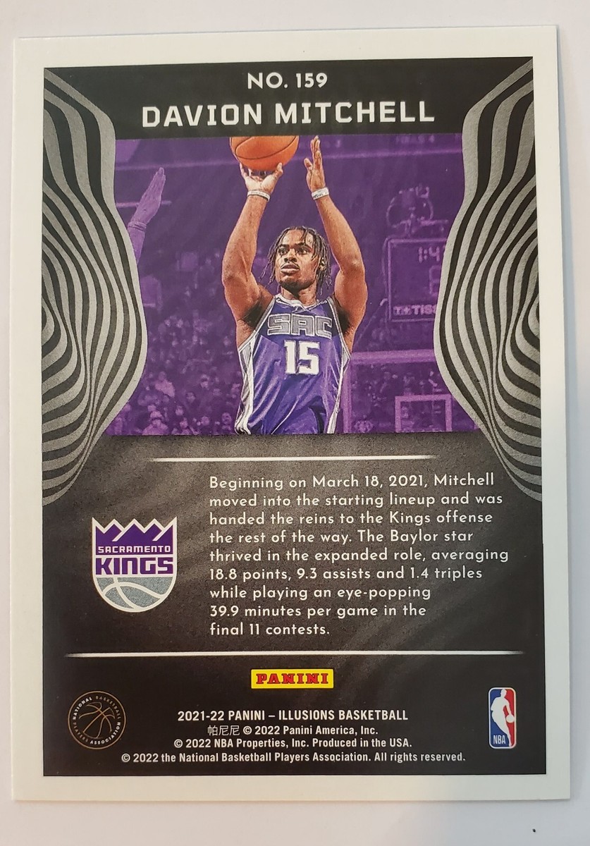 2021-22 Panini Illusions Davion Mitchell RC #159 | eBay