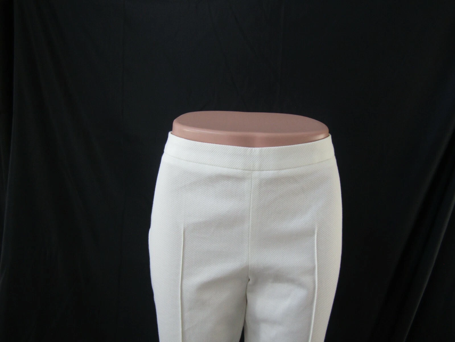 NWT Moschino Cheap+ Chic White Side Zip Pant Size 6 40 Retail $475