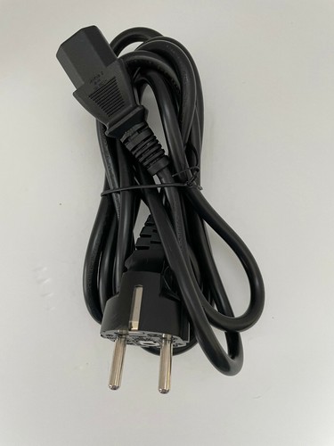 Desktop PC 3-Prong AC Computer Power Cord Type F Plug EU Europe 8" Long - Picture 7 of 7