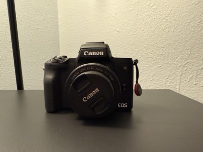 Canon EOS M50 Mark II Digital Camera, Lenses, And Accessories