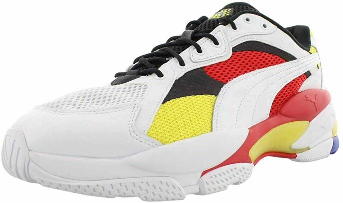 Puma LQD CELL EPSILON Mens White/High Risk Red 371909-01 Casual Shoes | eBay