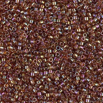 Miyuki Delica beads DB0170 transparent topaz AB 5 gramm