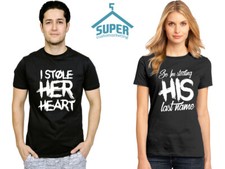 I Stole Heart APELLIDO Pareja Camiseta a Juego San Valentín Divertida Amor Pareja Camiseta