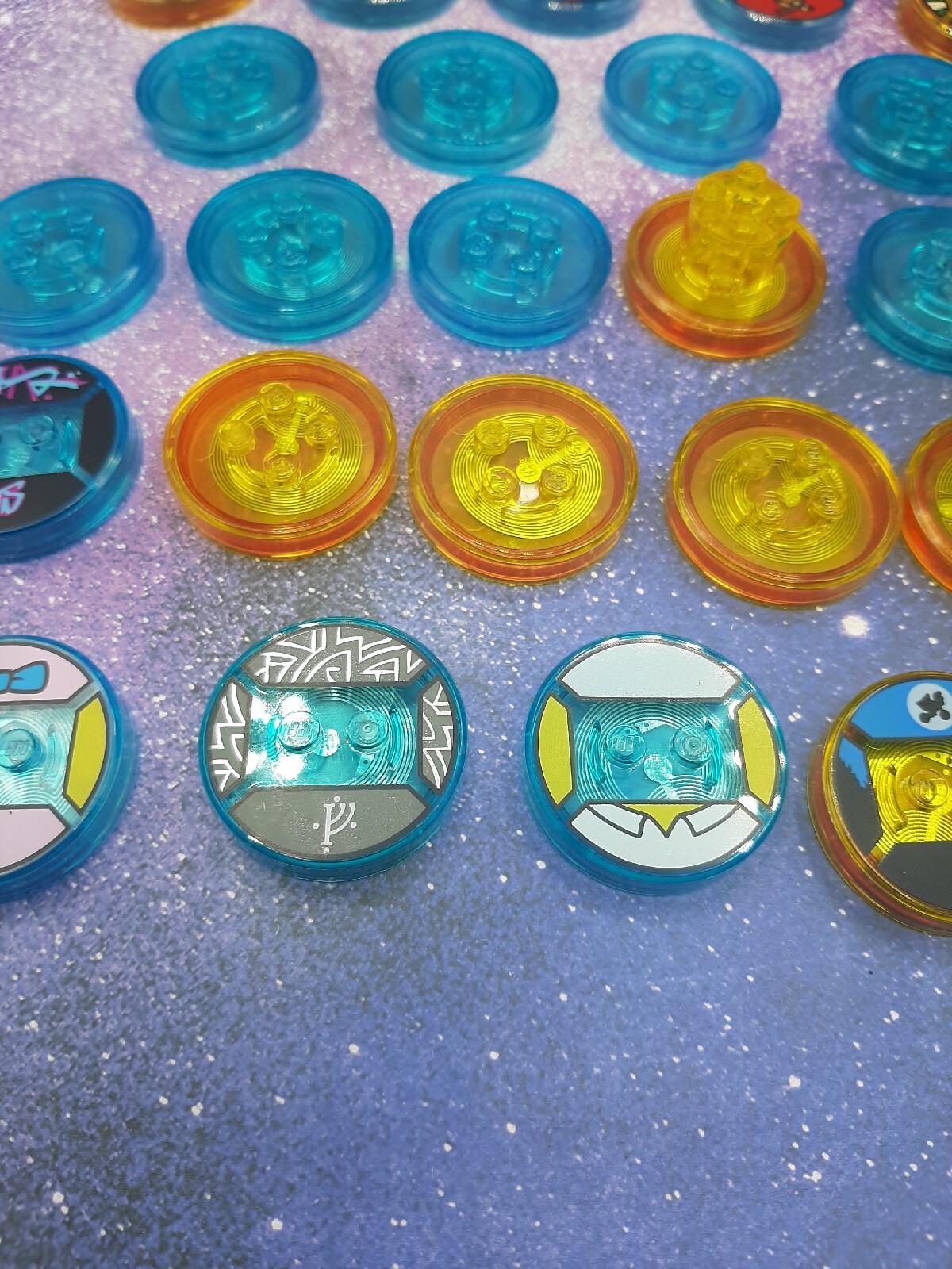 Lego Dimensions Disc Lot of 33 Bart Simpsons Batman Jurassic Park Marty