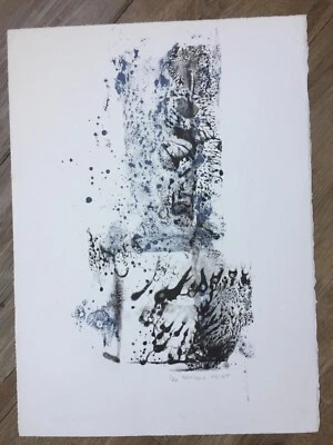 LITHOGRAPHIE ORIGINALE - Signée & Numérotée * Monique POINT * 1984 - Photo 1/4