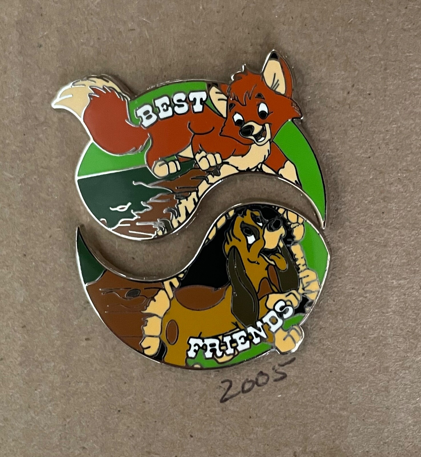 Disney 2 Pin Set WDW - Tod and Copper - Best Friends Fox and the Hound