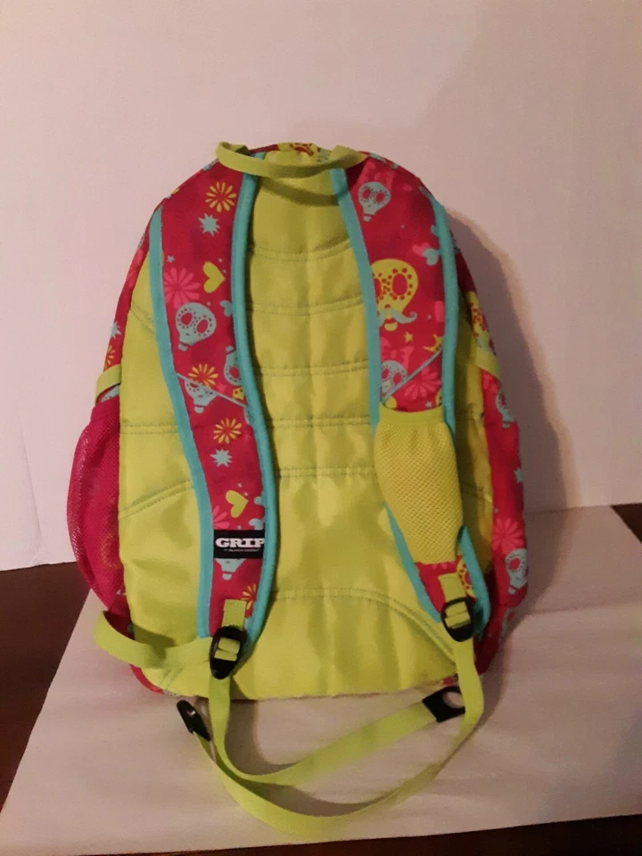 Mochila Grip High Sierra Rosa Jackhammer Skulltastic Bolsillo Grunge Foto 2 de 4