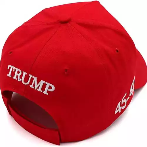 Trump 2024 MAGA RED Hat 45-47 Baseball Cap Make America Great Again - Picture 3 of 5