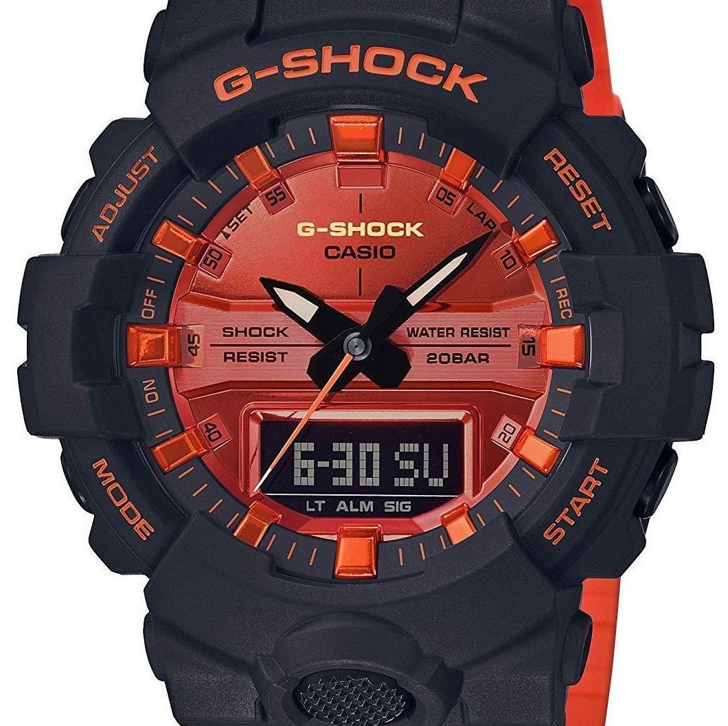 g shock orange watch