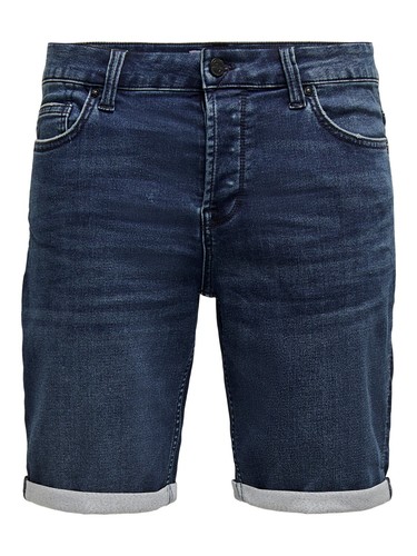 Pantaloncini Chino Uomo Only & Sons: Cotone Ed Elastan, Vestibilità Regular, Colore Nero