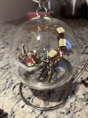 Lenox Macy's Thanksgiving Day Parade 75th Anniversary Ornament Santa Reindeer