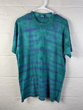Vintage Fruit Of The Loom Made In USA Tie Dye T Shirt Single Stitch Mens LARGE