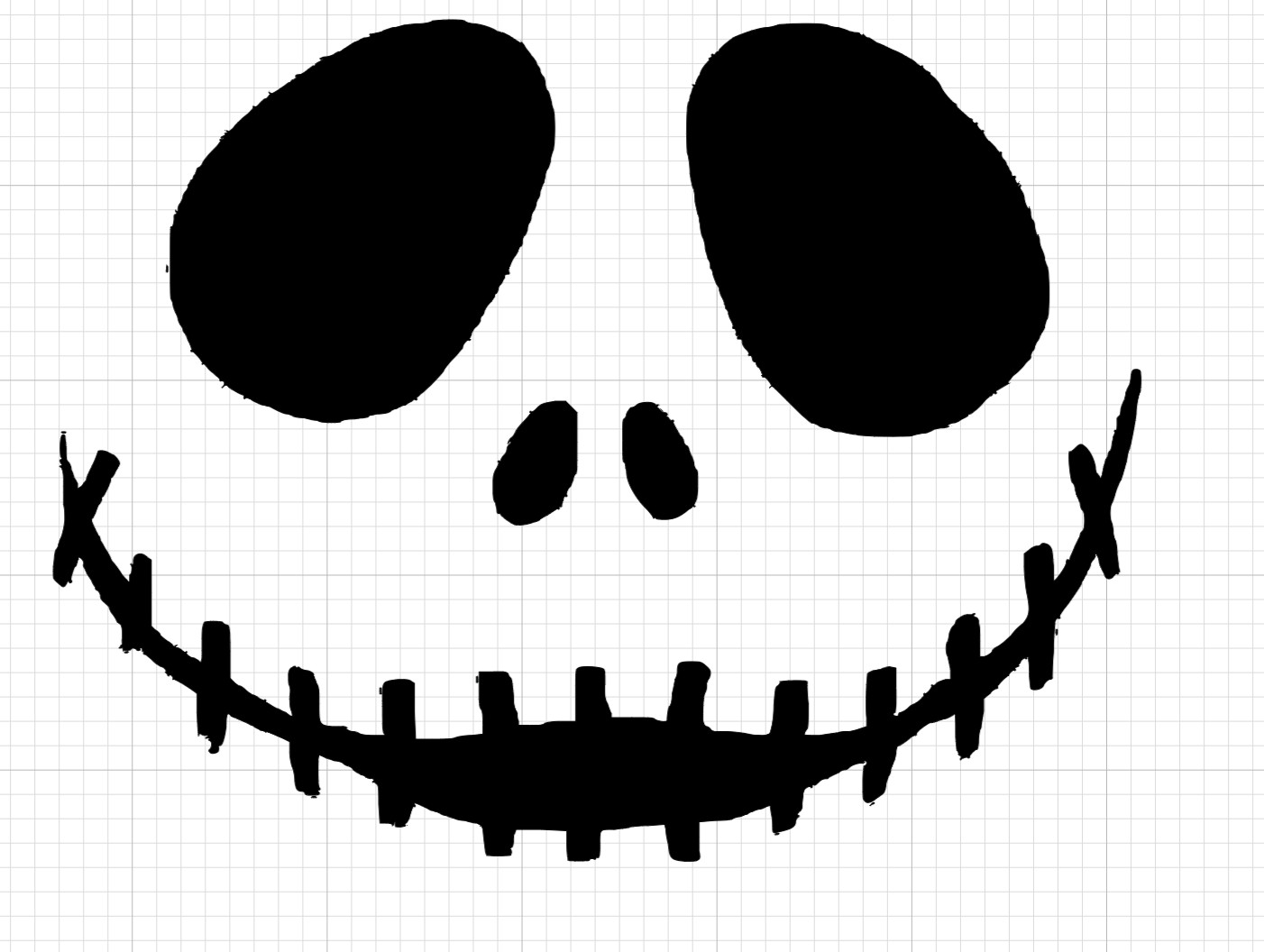 Jack Skellington Nightmare Before Christmas Vinyl Decal Wind