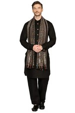 Kashmiri Mens fine Soft Ethnic Stole Shawl Wrap