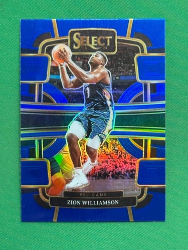 2023-24 Panini Select Basketball Blue Prizms Parallel #36 Zion Williamson