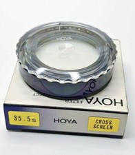 Hoya 35.5mm CS 4x Cross Screen Star Effect Glass Lens Filter 35.5 mm 35.5