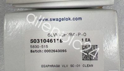 6LVV-DPVR4-P-O S03104611B NEW Swagelok Diaphragm sealing valve DHL or FedEX