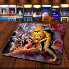 The Time Machine (1960) Faux Leather Edge-Stitched Mouse Mat Mousepad