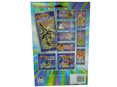 DIGIMON MONSTERS FOIL VALENTINES 30 DELUXE FOLD & SEAL CARDS - COLLECTORS  2000 | eBay