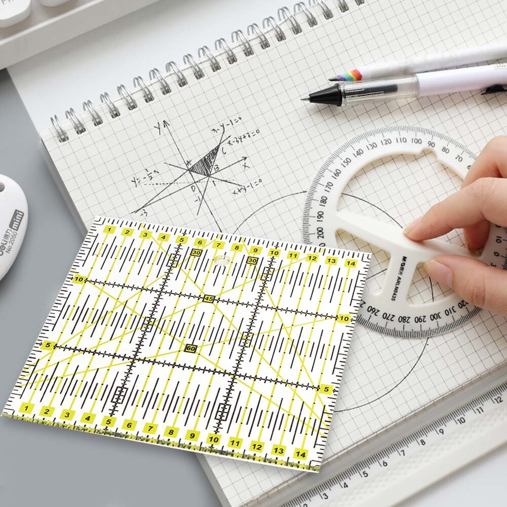 DIY Acrylic Sewing Rulers Measure Quilting Tool Ruler Cutting Ruler