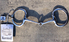 Korsteel Eggbutt Snaffle Horse Bit for English Bridle w/ Solid 5" Mouth NEW NICE