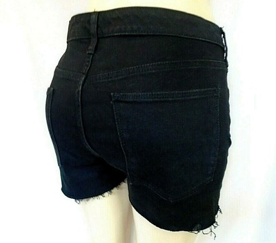 Universal Thread Women S Black Jean Shorts Plus Size 18 Midi Shortie High Rise Ebay