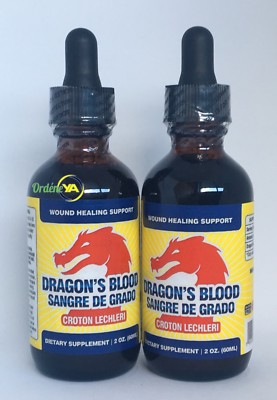 2 DRAGON'S BLOOD 100% PURE CROTON LECHLERI TREE SAP LIQUID DROPPER  ANTIOXIDANT | eBay