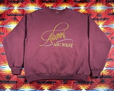 Vintage Lee ASU Alumni Sweatshirt Large Arizona State University Sun Devils 90s