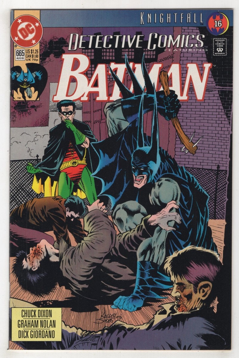 Detective Comics #665 (Aug 1993, DC) [Batman, Knightfall] Nolan