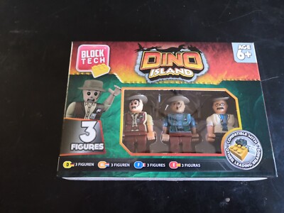 Block Tech bino island 3 Figuren Neu