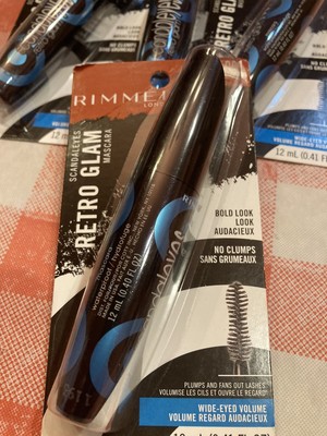 Rimmel Scandaleyes Retro Glam Mascara 001 Black Noir   2 For $5