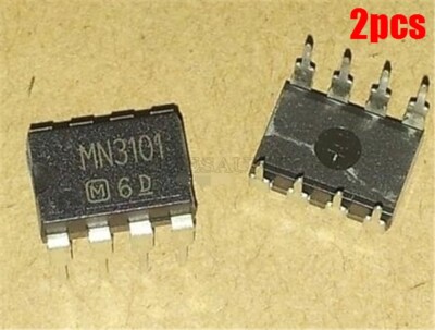 2Pcs Clock Generator/Driver DIP8 MN3101 New Ic hc