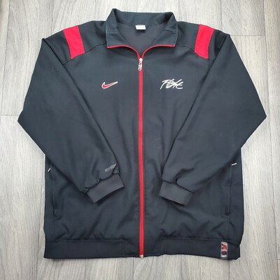 RARE VINTAGE Nike Air Jordan Bred Flight Track Warm Up Suit 1990's