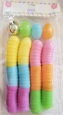 🐰🥚NIP🐰🥚48 Count Fillable Plastic Empty Easter Eggs🐰🥚Pastel Colors🐰🥚