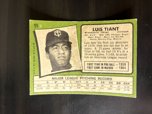 1971 Topps Baseball #1-262. You-Pick Complete-Your-Set. Low Ship. Up to 10% Off - Picture 189 of 501