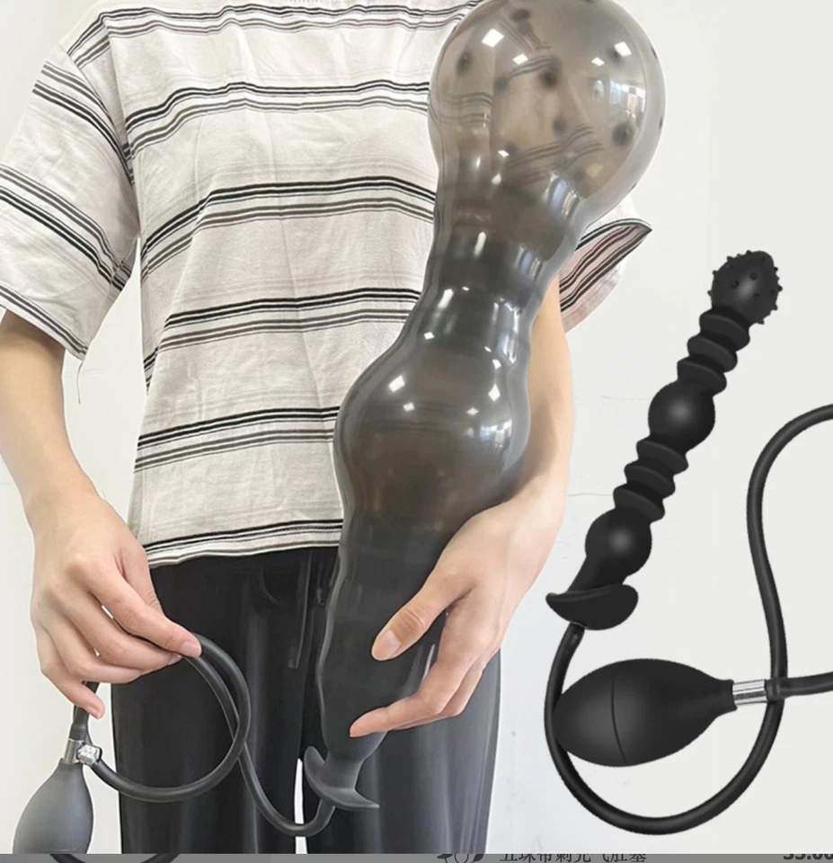 Dilatador anal inflable para hombres dilatador ano glúteos consolador masturbador femenino Foto 4 de 4